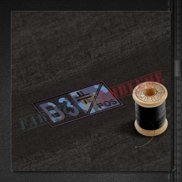 Emblema Grupa sanguina B3+ POS Combat FN