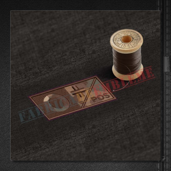 Emblema Grupa sanguina 0+ POS Combat FT