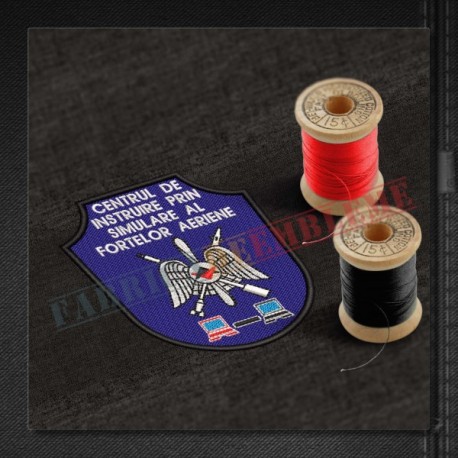 Emblema Centrul de Instruire prin Simulare al Fortelor Aeriene