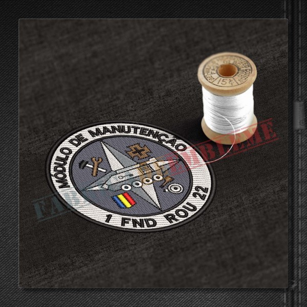 Emblema Mentenanta Detasamentului portughez in Romania 1 FND ROU