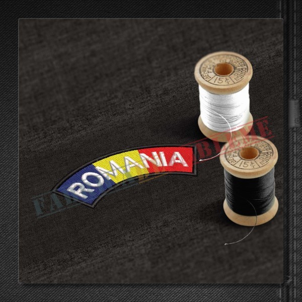 Ecuson tricolor ROMANIA Jandarmerie - tip arcada
