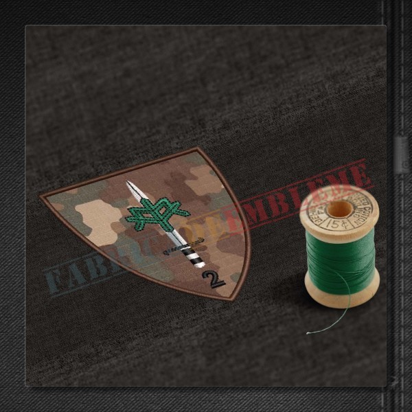Emblema Brigada 2 Vanatori de Munte SARMIZEGETUSA - Brasov