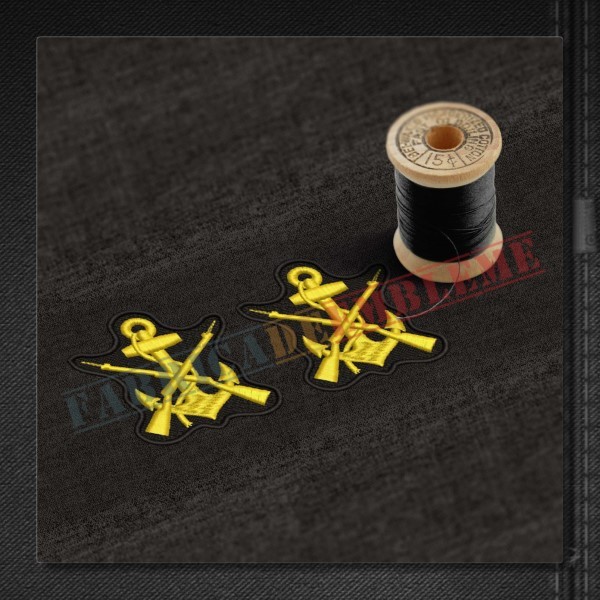 Petlite ofiteri de infanterie marina M.Ap.N. - negru