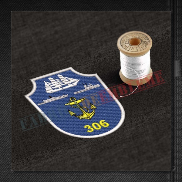 Emblema Divizionul 306 Nave Scoala Instructie si Sprijin Actiuni Militare