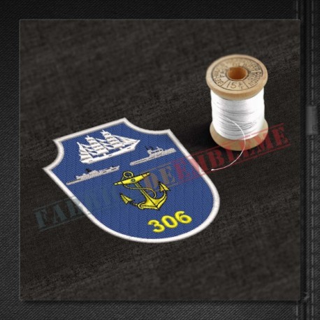 Emblema Divizionul 306 Nave Scoala Instructie si Sprijin Actiuni Militare