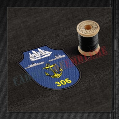 Emblema Divizionul 306 Nave Scoala Instructie si Sprijin Actiuni Militare
