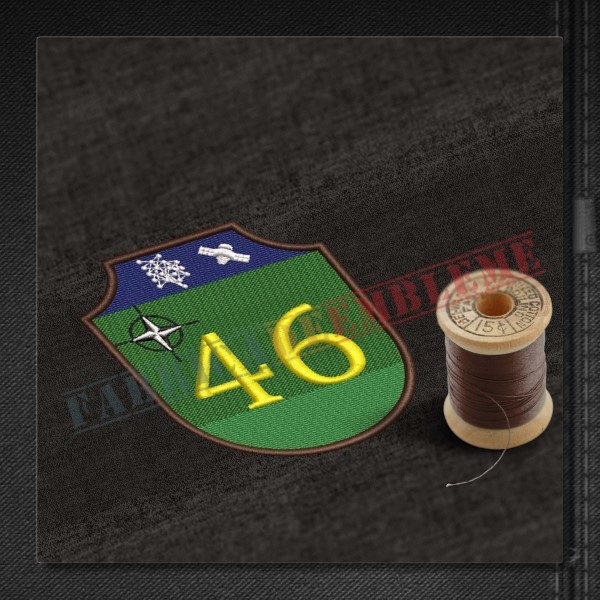Emblema Regimentul 46 Sprijin - Sibiu