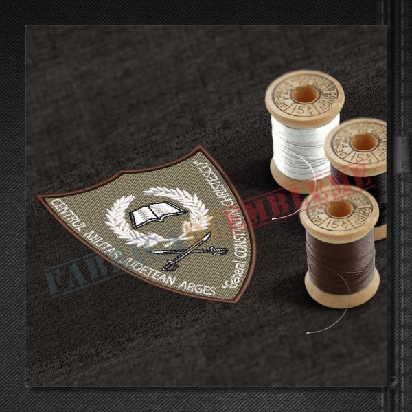 Emblema Centrul Militar Judetean Arges GENERAL CONSTANTIN CHRISTESCU - Pitesti