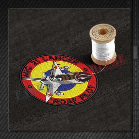 Emblema MIG 21 Lancer - ROAF Pilot
