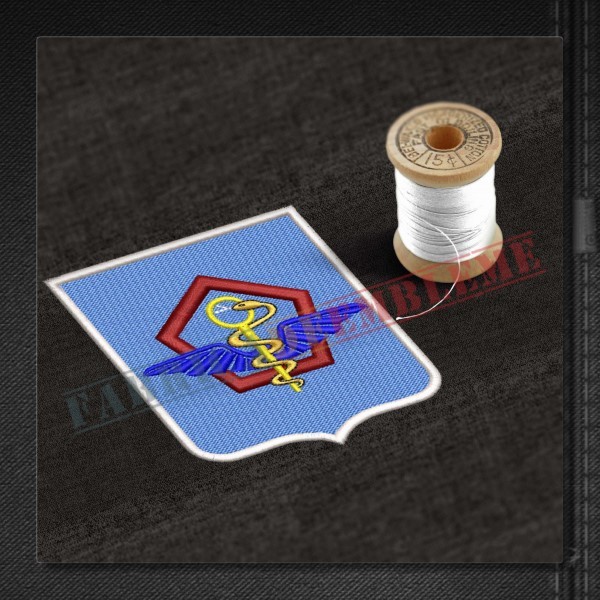 Emblema Institutul National de Medicina Aeronautica si Spatiala Gen. Dr. Aviator Victor Anastasiu BUCURESTI