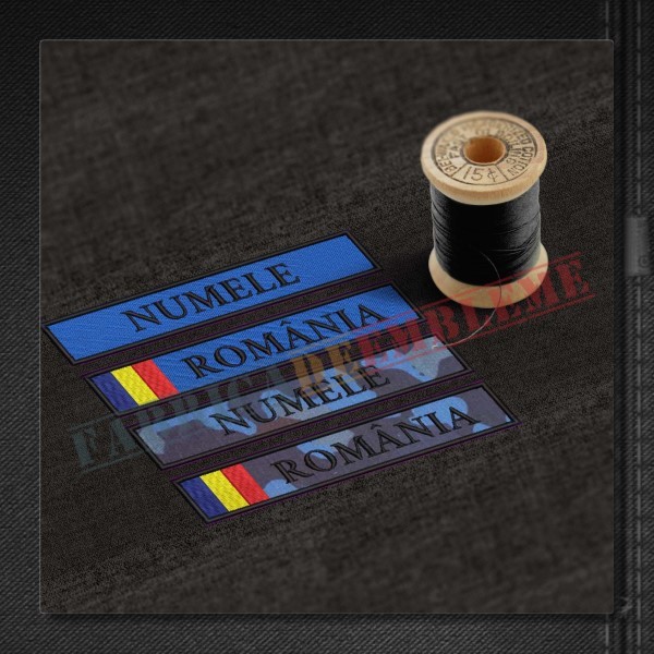 Set ecuson nominal si Romania albastru sau combat Forte Navale cu tricolor