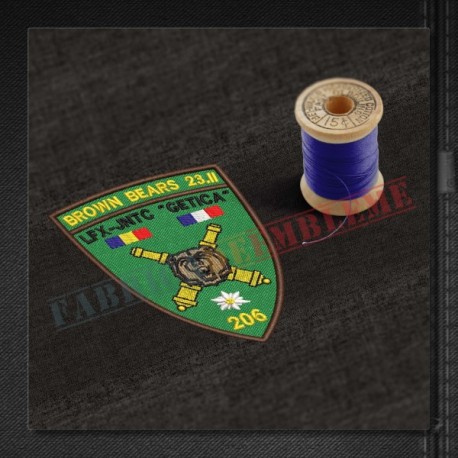 Emblema Brown Bears 23.II - LFX JNTC GETICA - Batalionul 206 Artilerie