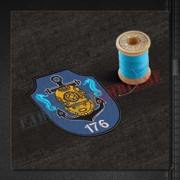 Emblema Divizionul 176 Nave Scafandri de Mare Adancime