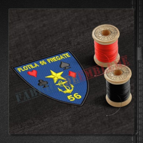 Emblema Comandamentul Flotilei 56 Fregate CONTRAAMIRAL HORIA MACELLARIU