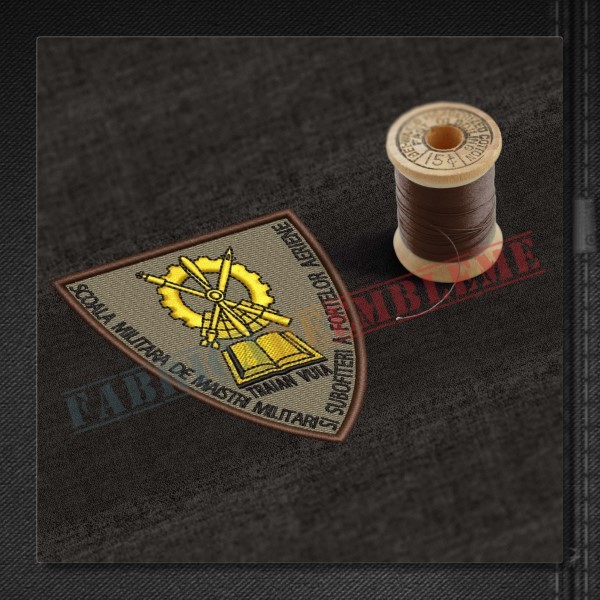Emblema Scoala Militara de Maistri Militari si Subofiteri a Fortelor Aeriene TRAIAN VUIA