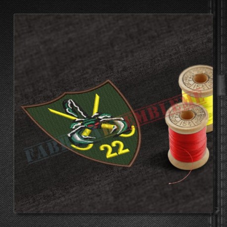 Emblema Batalionul 22 Infanterie ROMANATI - SCORPIONII VERZI - Caracal