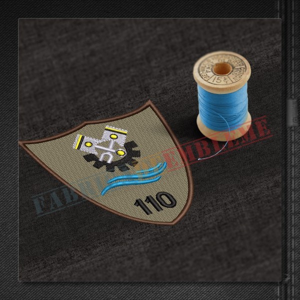 Emblema Sectia 110 Mentenanta Echipamente Militare - Braila
