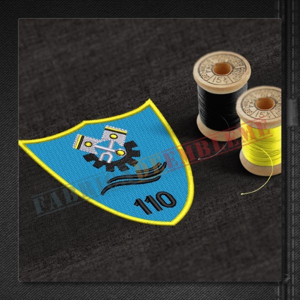 Emblema Sectia 110 Mentenanta Echipamente Militare - Braila