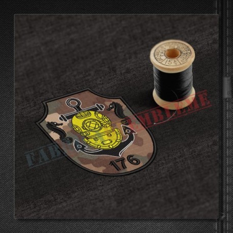 Emblema Divizionul 176 Nave Scafandri de Mare Adancime