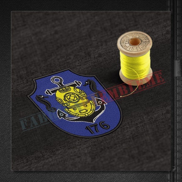 Emblema Divizionul 176 Nave Scafandri de Mare Adancime