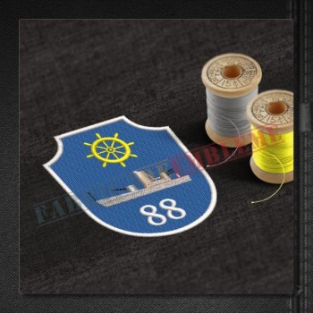 Emblema Divizionul 88 Vedete Fluviale AMIRAL GHEORGHE SANDU - Braila