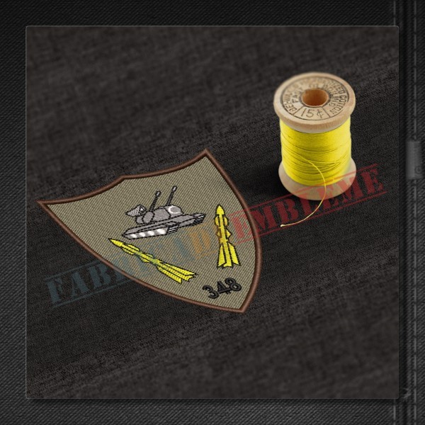 Emblema Batalionul 348 Aparare Antiaeriana DOBROGEA