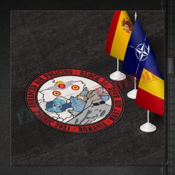 Emblema Misiunea de politie militara NATO Enchanced Air Policing - Paznic 2021 - Mihail Kogalniceanu Air Base Romania