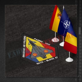 Emblema Misiunea de politie militara NATO Enchanced Air Policing - Paznic 2021 - Mihail Kogalniceanu Air Base Romania