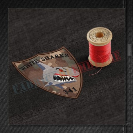 Emblema Batalionul 341 Infanterie RECHINII ALBI - TOPRAISAR