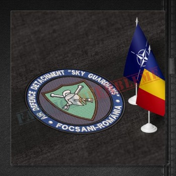 Emblema Detasamentul de Aparare Antiaeriana SKY GUARDIANS al Batalionului 288 Aparare Antiaeriana MILCOV - FOCSANI