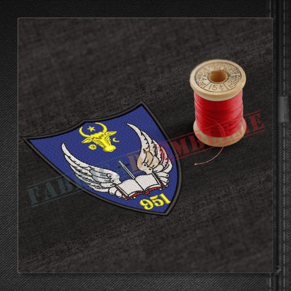 Emblema Escadrila 951 Aviatie Instructie Avansata a Bazei 95 Aeriana EROU CAPITAN AVIATOR ALEXANDRU SERBANESCU