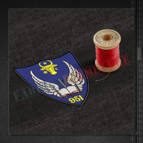 Emblema Escadrila 951 Aviatie Instructie Avansata a Bazei 95 Aeriana EROU CAPITAN AVIATOR ALEXANDRU SERBANESCU