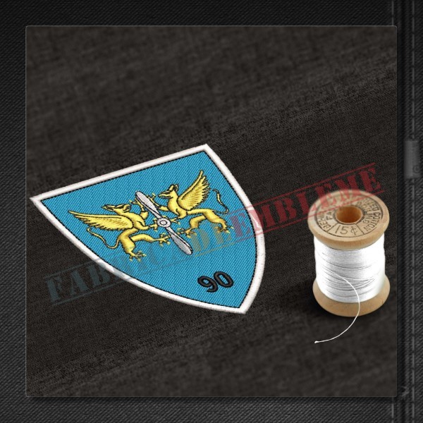Emblema Baza 90 Transport Aerian COMANDOR AVIATOR GHEORGHE BANCIULESCU - OTOPENI