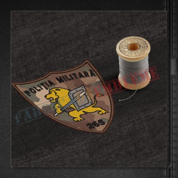 Emblema Batalionul 265 Politie Militara TUDOR VLADIMIRESCU