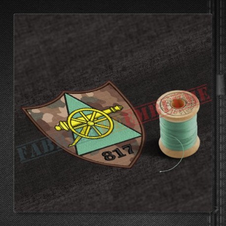 Emblema Batalionul 817 Artilerie PETRU RARES - Prundu-Bargaului