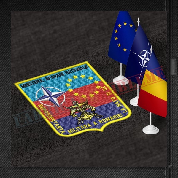 Emblema Reprezentanta Militara a Romaniei la NATO si UE