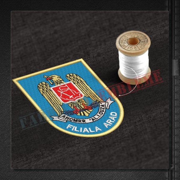 Emblema Asociatia Nationala a Cadrelor Militare in Rezerva si in Retragere ALEXANDRU IOAN CUZA - Filiala Arad