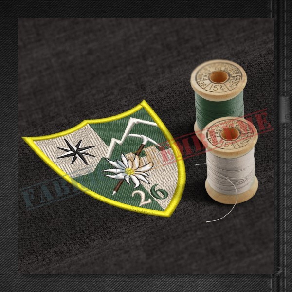 Emblema Batalionul 26 Cercetare-Supraveghere Montana