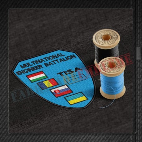 Emblema Batalionul Multinational de Geniu TISA