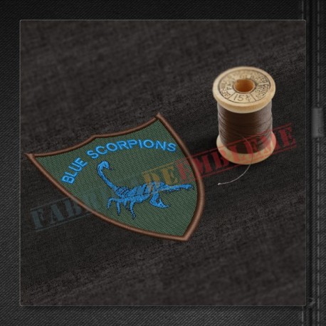 Emblema Blue Scorpions - Batalionul 205 Aparare Antiaeriana GENERAL GHEORGHE PARVULESCU