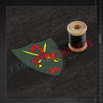 Emblema Batalionul 26 Infanterie NEAGOE BASARAB (Scorpionii Rosii)