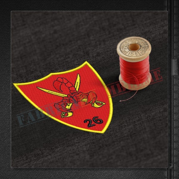 Emblema Batalionul 26 Infanterie NEAGOE BASARAB (Scorpionii Rosii)
