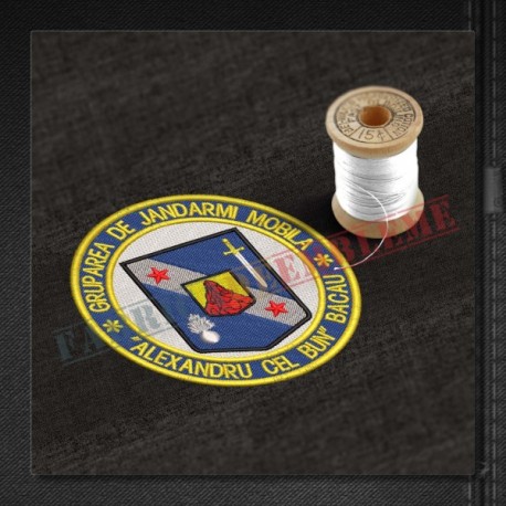 Emblema Gruparea de Jandarmi Mobila ALEXANDRU CEL BUN - Bacau