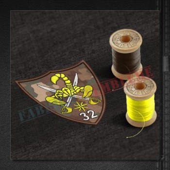 Emblema Batalionul 32 Cercetare Supraveghere MIRCEA (Scorpionii Galbeni)