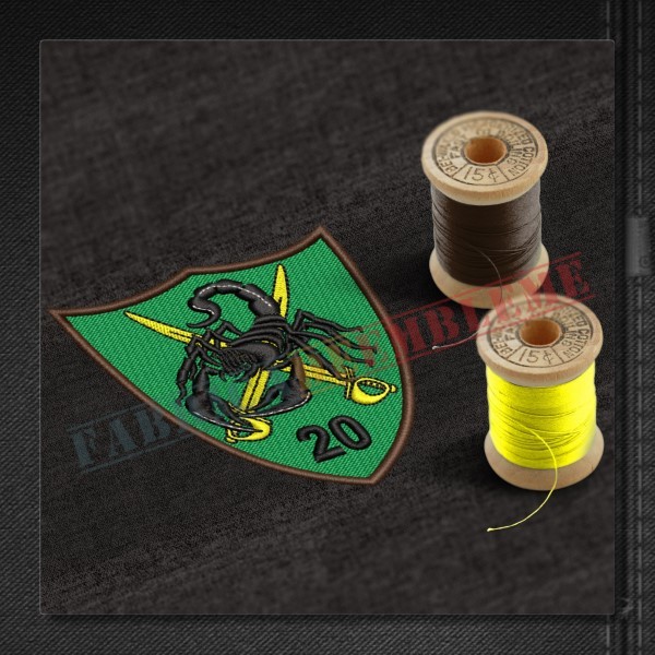 Emblema Batalionul 20 Infanterie DOLJ (Scorpionii Negri)