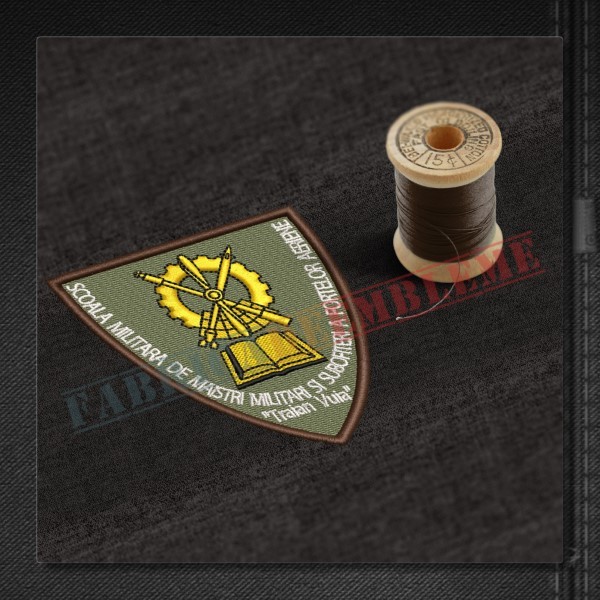 Emblema Scoala Militara de Maistri Militari si Subofiteri a Fortelor Aeriene TRAIAN VUIA