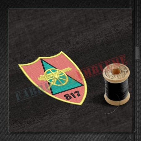Emblema Batalionul 817 Artilerie PETRU RARES - Prundu-Bargaului