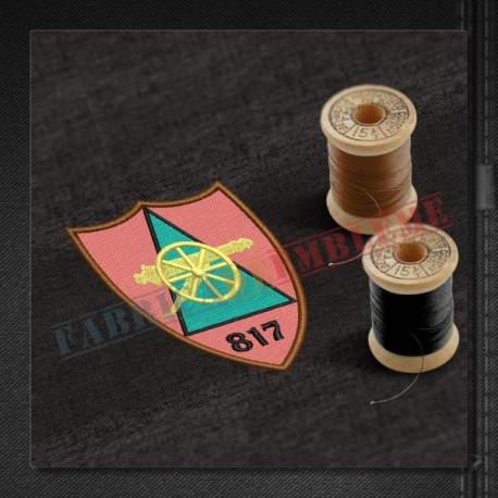 Emblema Batalionul 817 Artilerie PETRU RARES - Prundu-Bargaului