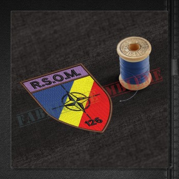 Emblema Baza 126 RSOM si Sprijin TO (Reception, Staging and Onward Movement) - versiunea 1