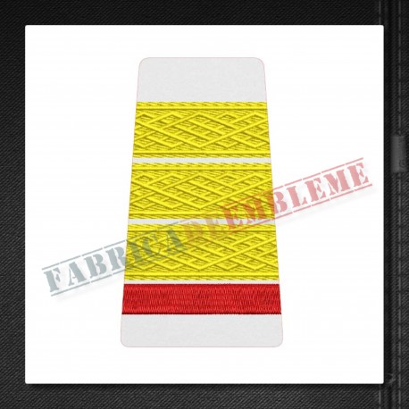 Grade militare plutonier adjutant student - Forte Navale - ORAS alb